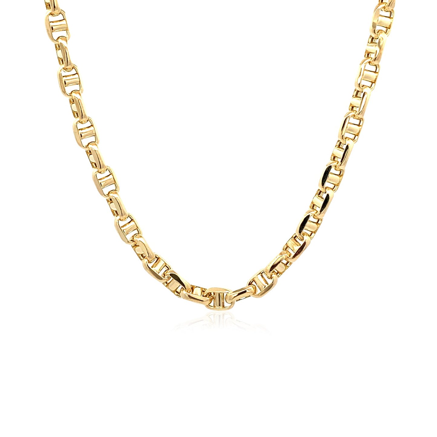 4.5mm 14k Yellow Gold Anchor Chain