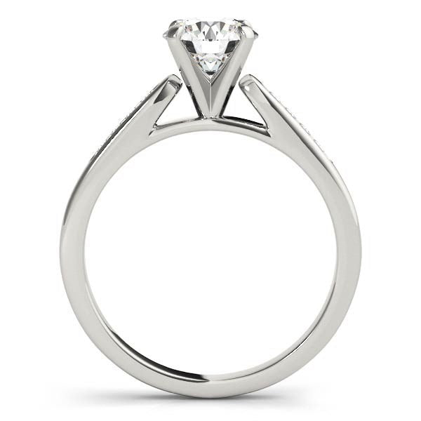 14k White Gold Single Row Diamond Engagement Ring (1 cttw)